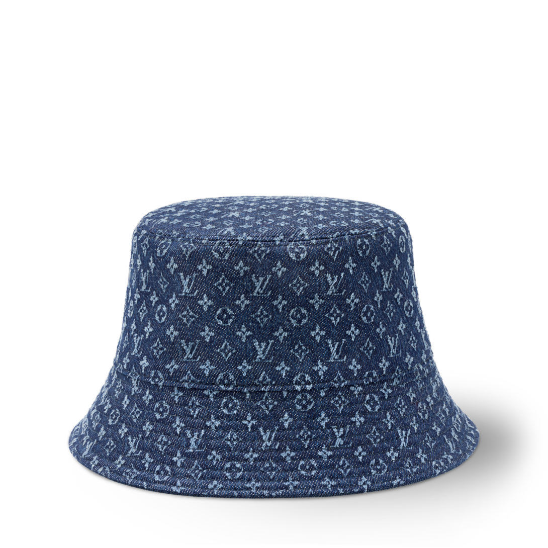 Louis Vuitton バケットハット デニム M 77435 Monogram Denim Icon Bucket Hat S00 - Men - Accessories | LOUIS